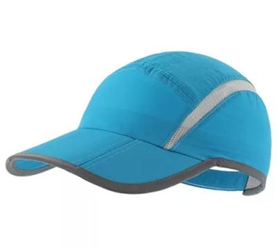 China Fashionable Foldable Baseball Cap Sun Protection With Reflective Stripe for sale