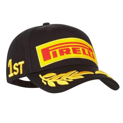 China Cotton Constructed Pirelli Podium Cap Headwear 6 Panel Low Profile Cap for sale