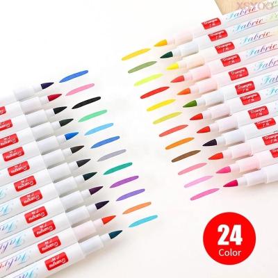 China 8/24 Color Marker Watercolor Pen School Supplies Stationery Drawing Set Art Pen Two-line Highlighter Bar 3300 for sale