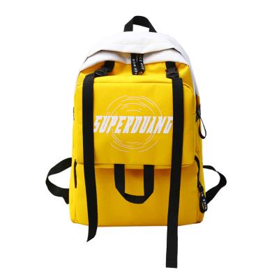 China Waterproof Korean Style Men And Women School Backpack Set Outdoor Leisure Backpack 2 for sale