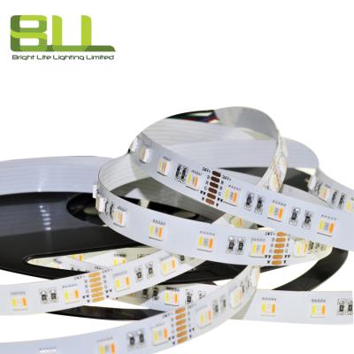 China Lighting For Indoor Use High Brightness 2500K And 6000K RGBWWCW SMD 5050 Flexible Led Strip for sale