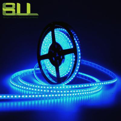 China Decorative lighting waterproof silicon tube coated blue color smd 3528 LED strip for sale