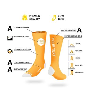 China Cotton Viable Designer Grip Custom Socks Colorful Printing Team Compression Socks Unisex Sport Football Custom Logo Men Bamboo for sale