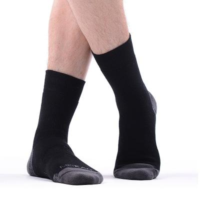 China Black Recycling Breathable Anti-Slip Sweat-absorbent Athletic Quick-Dry Viable Antibacterial Antibacterial Sports Football Socks for sale