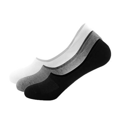 China MEIKAN Brand Anti-slip White Black White Cheap Anti-slip Gray Socks Custom Cotton No Show Hidden Socks Women Invisible Socks for sale