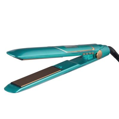 China Factory Direct Negative Ion Generator Professional 2 Ionics In 1 Design 1 Inch Hair Straightener With Temperature Lock Function for sale