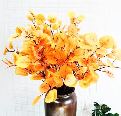 China Flora Home Hot Sale Summer Decor Flower Indoor Decorative Eucalyptus Round Leaves Natural Preserved Flowers for sale