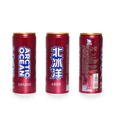 China Natural Arctic Ocean carbonated drinks containing fruit juice in a sour plum flavor for sale