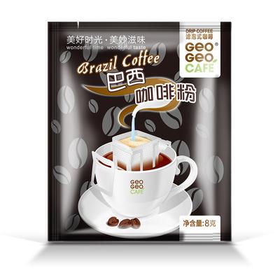 China Brazilian Flavor 64g Coffee Natural Powder Roast Filter Over-Ear Small And Easy To Carry for sale