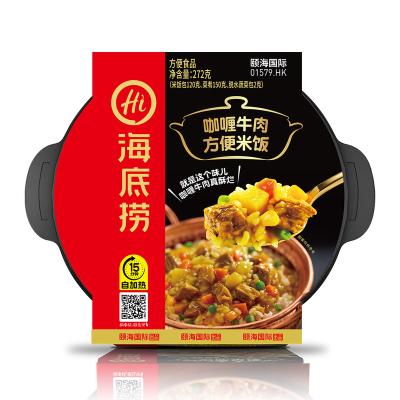 China Instant Large Flavor Instant Rice Material Self-Heating Rice Meals for sale