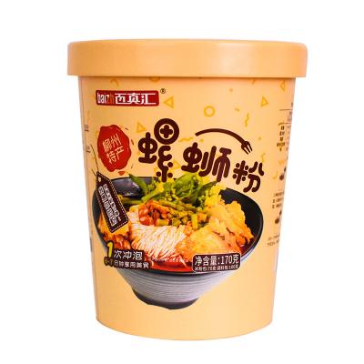 China China Liuzhou Dry Authentic Original River Snail Rice Noodles 170g Bucket for sale