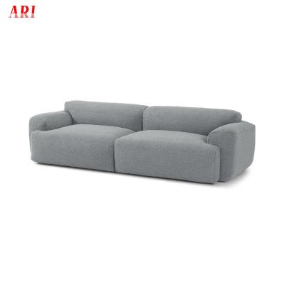 China High Quality Gray Fabric Modular Sofa Couch Contemporary Living Room Furniture With Removable Cover for sale