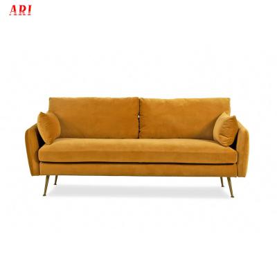 China Other classic retro velvet fabric sofa for sale