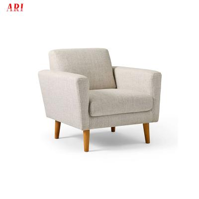 China Indoor Nordic Fabric Sofa Chair Home Furniture Simple Removable Cover Design for sale