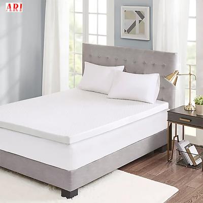 China Foldable Plush Memory Foam Bed Mattress Topper For Bedroom for sale