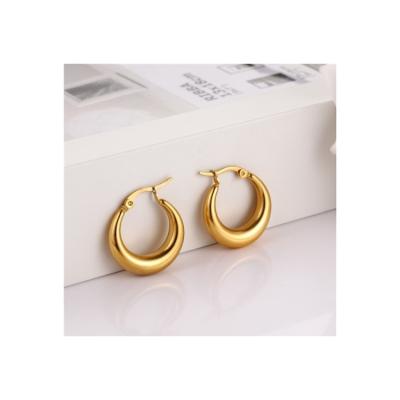 China Best Selling Women Luxury Gold Vintage Stud Earrings Titanium Steel Earrings For Girls for sale