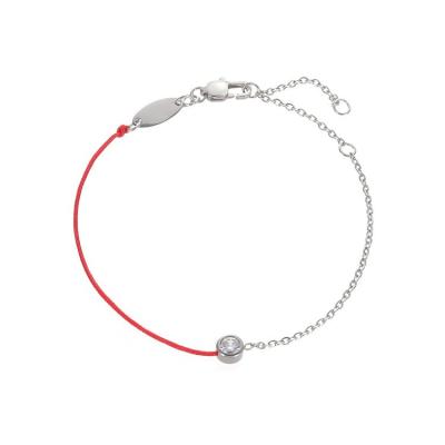 China Titanium Jewelry Gold Color Fashion Ethnic Hot Selling Red Rope Steel Bracelet for sale