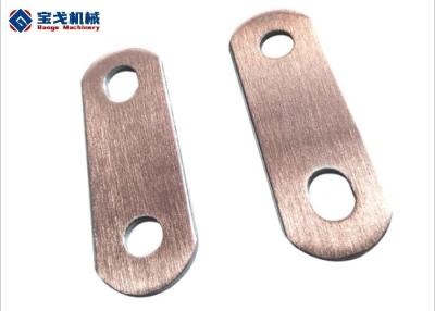 China Nickel Plate Copper Battery Bus Bar / Battery Terminal Mount Busbars for sale