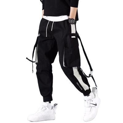 China 2022 Breathable Jumpsuits Loose Fit Brand Hip Hop Fashionable Wide Leg Pants Men's Straight Leg Pants for sale