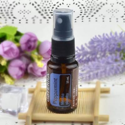 China Black Essential Oil Spray Tops Fine Mist Spray Cap Replacement Pump Top For doTERRA 15ml Essential Oil Bottles for sale