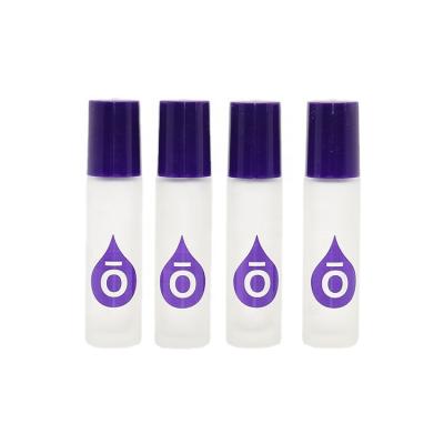 China 10ml essential oil rollerball bottle perfume transparent frosted bottle for doTERRA essential oil for sale