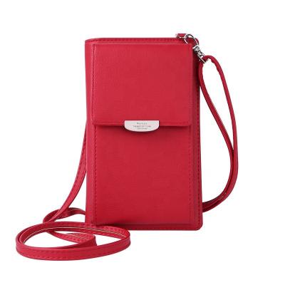 China Cute Small Cross - Body Bags Mobile Phone Shoulder Bags Card Holder Wallet For Women for sale