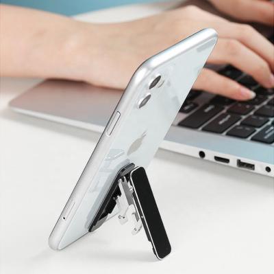 China Adjustable Portable Foldable Stand For Mobile Phone Phone Holder Ultra Thin Adjustable For IPhone Xiaomi Phone for sale