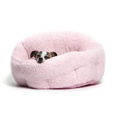 China Custom Made Sustainable Fluffy Luxury Cat Cushion Pet Bed Cat Bed Removable Pet Cover for sale