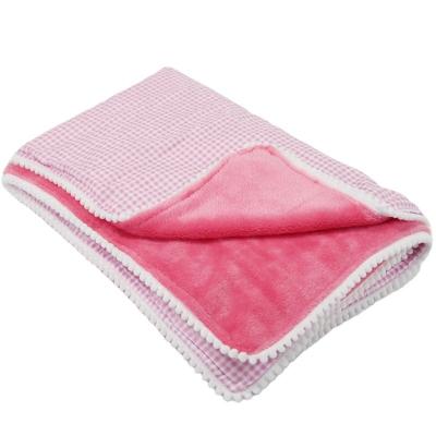 China Breathable Outdoor And Indoor Multiple Colors Warm Soft Sherpa Pet Blanket Pet Bed Blanket For Dogs for sale