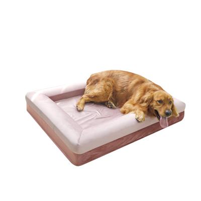 China Removable Washable Orthopedic Dog Beds Luxury Waterproof Memory Foam Pet Bed Cover For Dog for sale