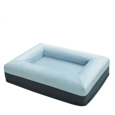 China Removable Blanket Pet Bed Waterproof Memory Foam Dog Bed Orthopedic With Removable Blanket for sale