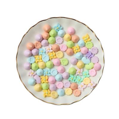 China Hot Selling China Mini Peach Heart Candy Resin Accessories Heart Windmill Earrings Resin Material Crafts for sale