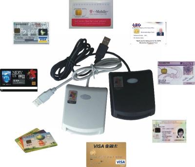 China ABS+PCBA+CABLE+CD DRIVER EMV USB Smart Card Reader/Write (N58-68-78-99) for sale