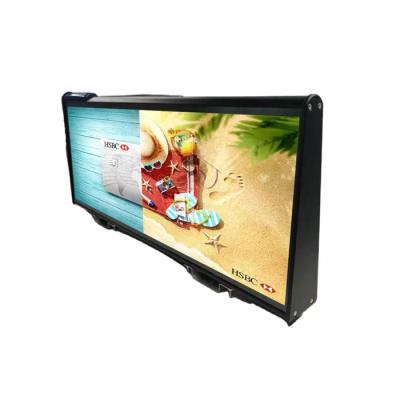 China Display de techo de taxi LED personalizado 960*320mm P2.5/P3/P4/P5 5500nits de brillo en venta