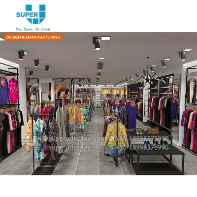 China Small MDF boutique shop design garment retail store design for sale