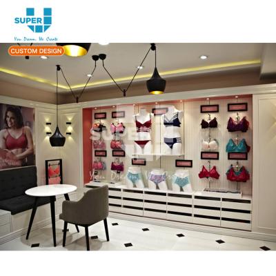 China High End MDF Lingerie Shop Furniture Guangzhou Ladies Lingerie Display Furniture Licensed Manufacturer for sale