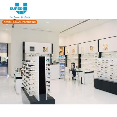 China MDF Fashion Optical Shop Display Furniture For Eye-use Indoor Shop Display for sale