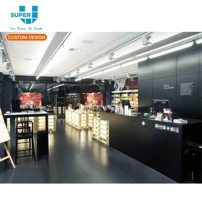 China Fashion advertised modern new style cosmetic store interior design furniture for sale