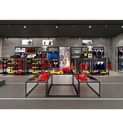 China Sports shop decoration custom design sports stores store display system retail sports store design for sale