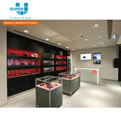 China Fashion Camera Shop Interior Design Store Supply Retail Display Camera Display Cabinet Store Fitting Furniture for sale