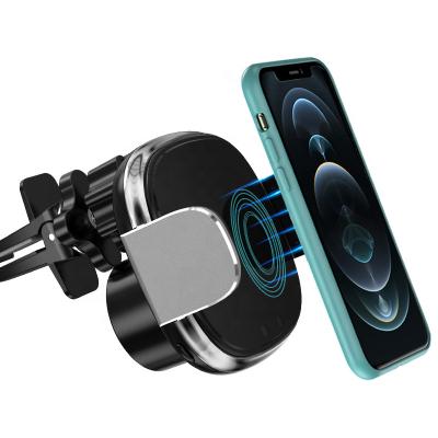 China 15w Wireless Power Station Car Mount Wireless Charger Car Charging Stand for sale