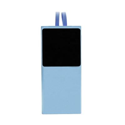 China Power bank with LED light 20w portable power bank 100000mah dual wired popular products 2022 chargers batteries and trending power supplies for sale