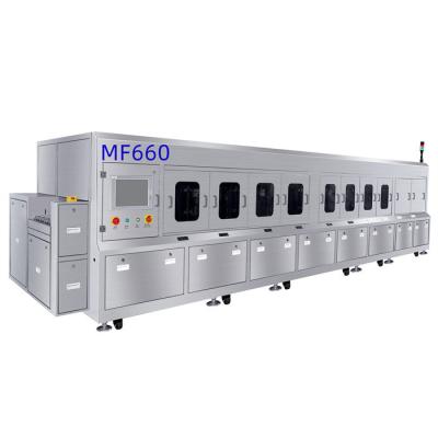 China MF610 Online PCBA Cleaning Machine SMT PCB cleaner machine Automatic SMT Cleaning Machine for PCBA Flux Residual for sale