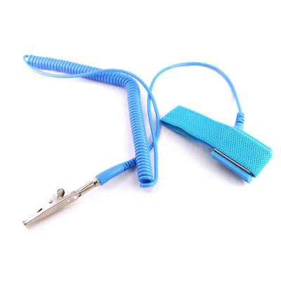 China Cleanroom1.8m blue ESD Antistatic Bracelet Anti-allergic Wrist Strap zu verkaufen