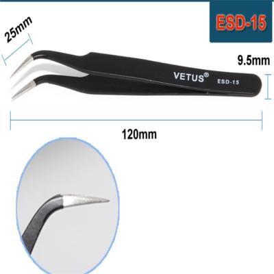 China Computer Repair Tools Anti Static Esd Safe Tweezers for sale