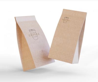 China recyclable kraft food service paper bags for sale