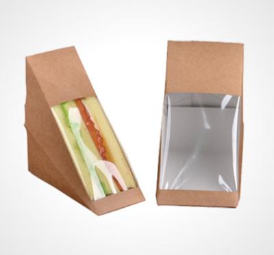 China custom kraft sandwich boxes corrugated cardboard box for sale