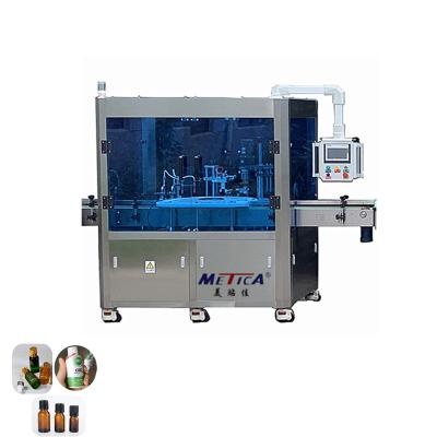 China MTFC-1000 automatic food monoblock CBD oil filling capping machine and dropper glass filler and capper for sale