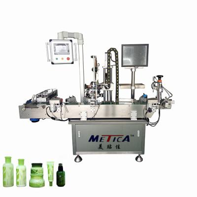 China Food Shanghai High Quality Automatic Tamper Evident Labeler And Cap Labeling Machine for sale