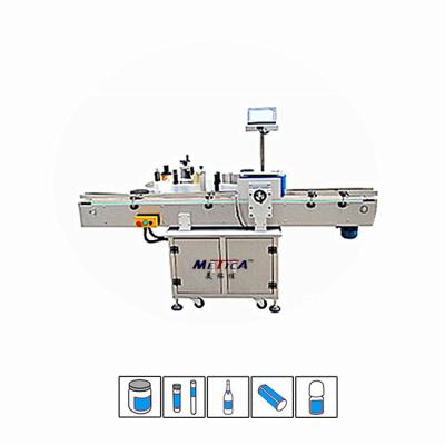 China MT-200 Shanghai Food Maker Auto Bottle Sticker Vertical Positioning Adhesive Labeling Machine for sale